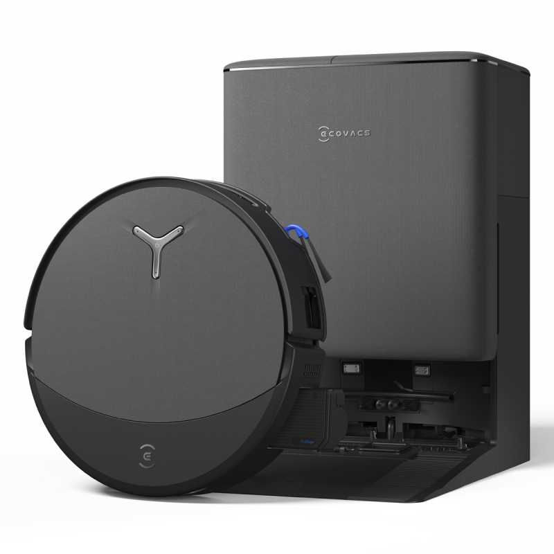 ECOVACS DEEBOT T90 PRO OMNI Schwarz Saug-Wisch-Roboter mit Reinigungsstation