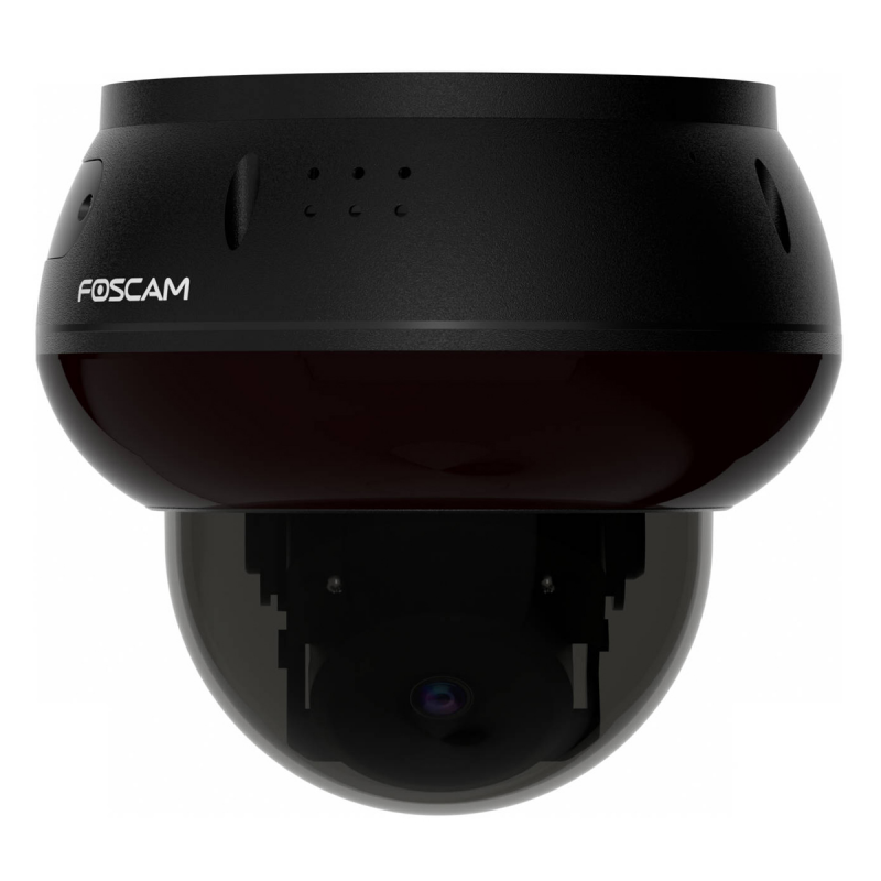 Foscam D8ET IP Überwachungskamera Schwarz 8MP (3840x2160), PoE, PT-Funktion, KI-unterstützte Erkennung, IK10 Vandalismus-Schutz