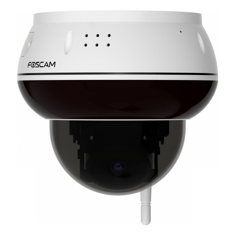 Foscam D8T WLAN Überwachungskamera Weiß 8MP (3840x2160), WiFi 6 Dualband, PT-Funktion, KI-unterstützte Erkennung, IK10 Vandalismus-Schutz