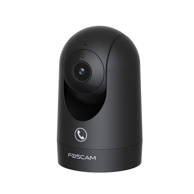 Foscam R8M Überwachungskamera Schwarz 8MP (3840x2160), WiFi 6 Dualband, Auto-Tracking, Radar-Erkennung, Sirene (100 dB), Notruftaste