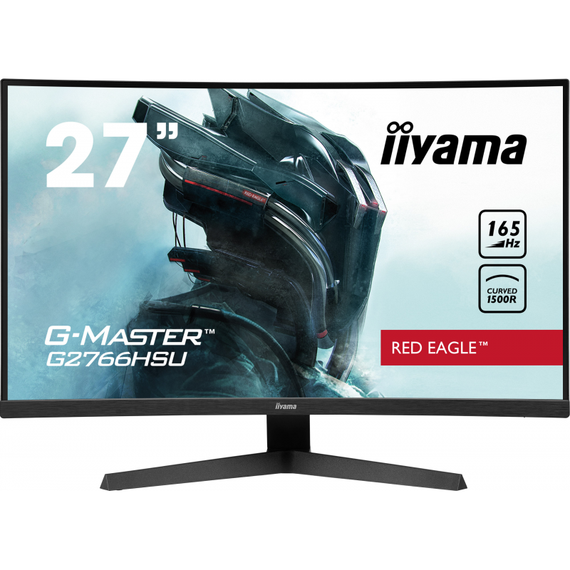 Iiyama G-Master G2766HSU-B1 Gaming Monitor - 69 cm (27 Zoll), Curved 1500R, 165 Hz