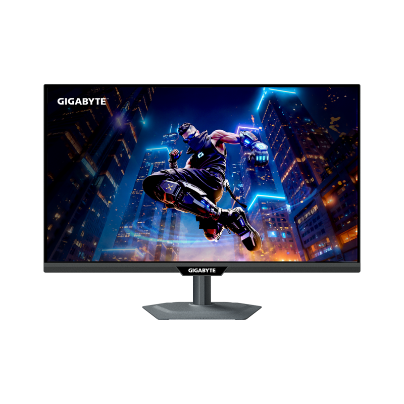 Gigabyte M27Q3 27 Zoll - Smart Gaming Monitor Fast IPS Panel, QHD 180 Hz, 1 ms, HDR 400, HDMI, DP, LAN