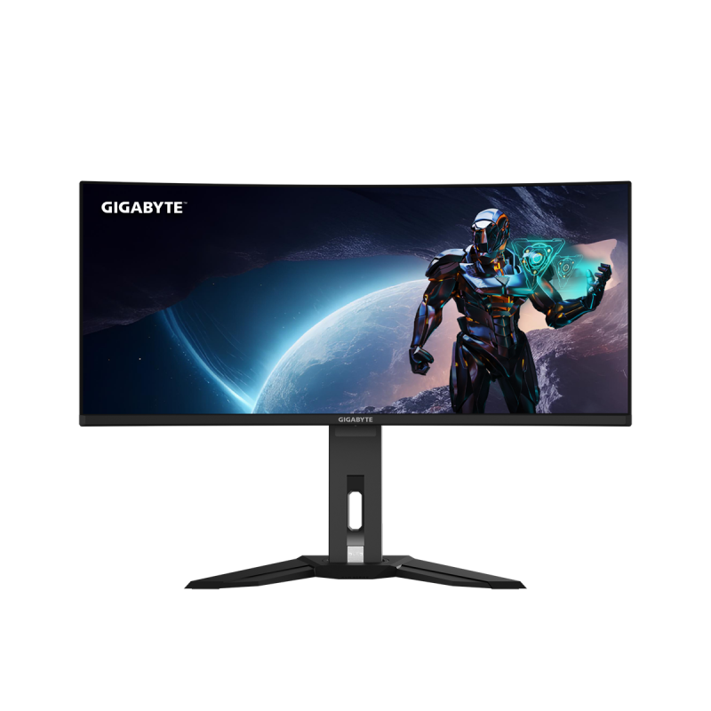 Gigabyte MO34WQC2 34 Zoll - QD - OLED Curved Gaming Monitor QD-OLED, WQHD, 240 Hz. 0,03ms, HDR True Black 400, KVM