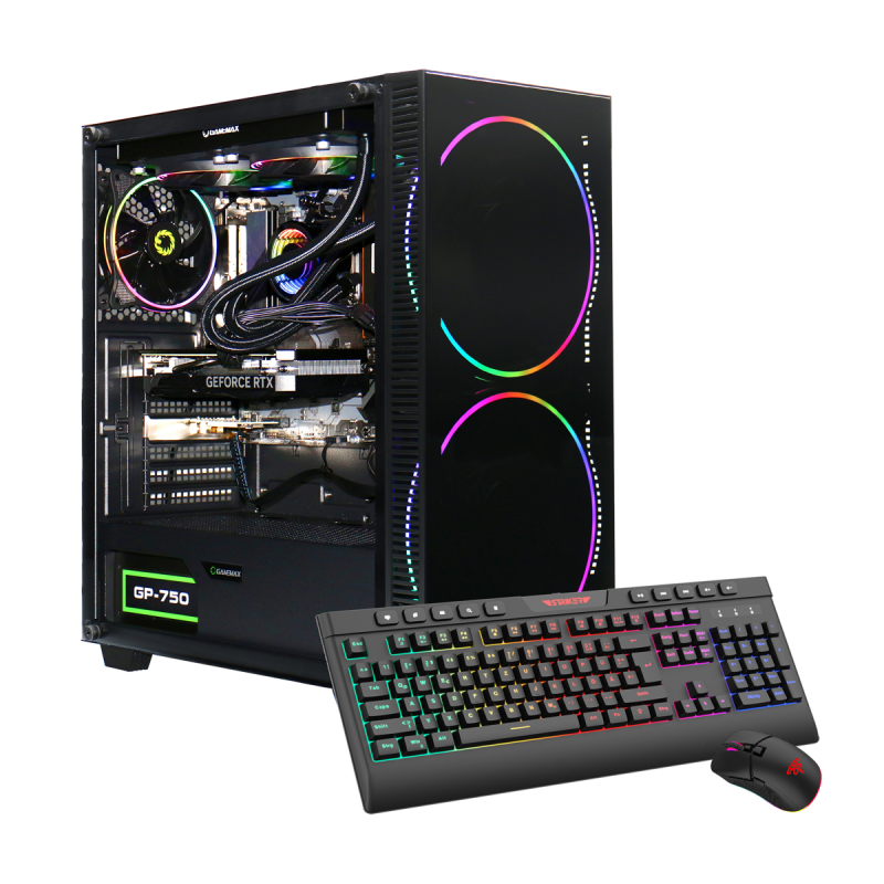Hyrican Black Hole 7815 AMD Ryzen 5 7500F WAK 16GB DDR5 RAM 1TB SSD NVIDIA GeForce RTX 5070 (12GB GDDR7) Windows 11 Home