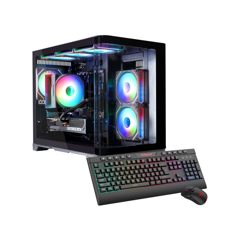 Hyrican HYPE-M BK 7853 AMD Ryzen 5 7500F 16GB DDR5 RAM 1TB SSD NVIDIA GeForce RTX 5060Ti (16GB GDDR7) Windows 11 Home