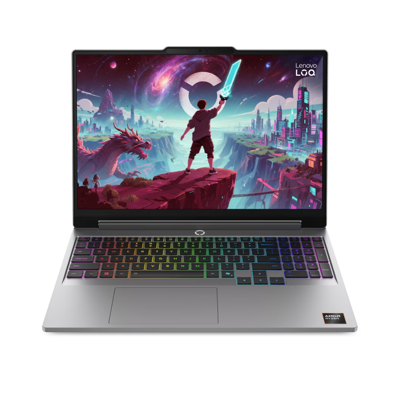 Lenovo LOQ 3 - 83TN00C2GE - 15.3" WUXGA, 165Hz, AMD Ryzen™ 7 250, 16GB RAM, 1TB SSD, RTX5060™, Dos