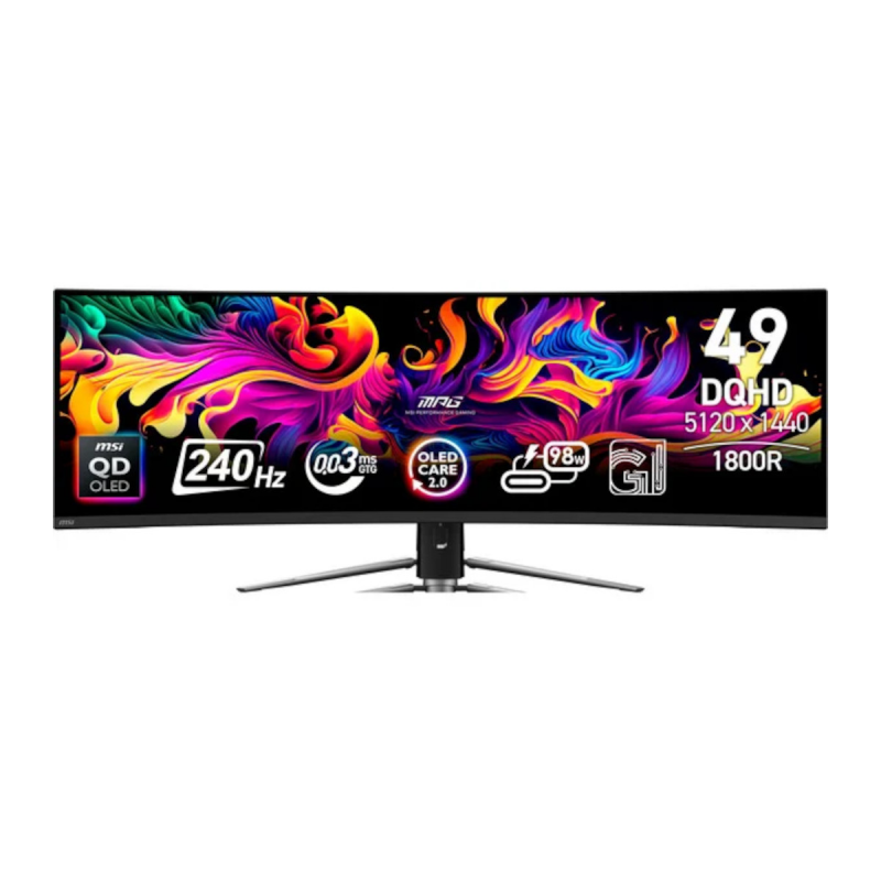 MSI MPG 491CQPXDE QD-OLED Gaming Monitor