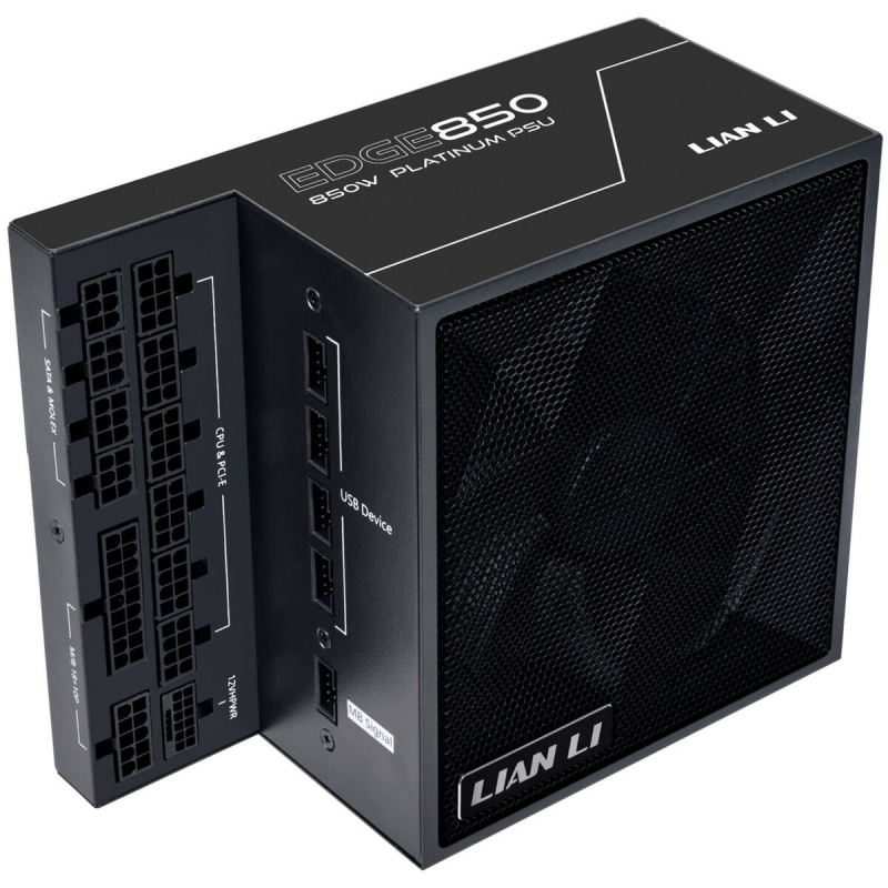 Lian Li EDGE PLATINUM 850W ATX 3.1 schwarz | PC-Netzteil