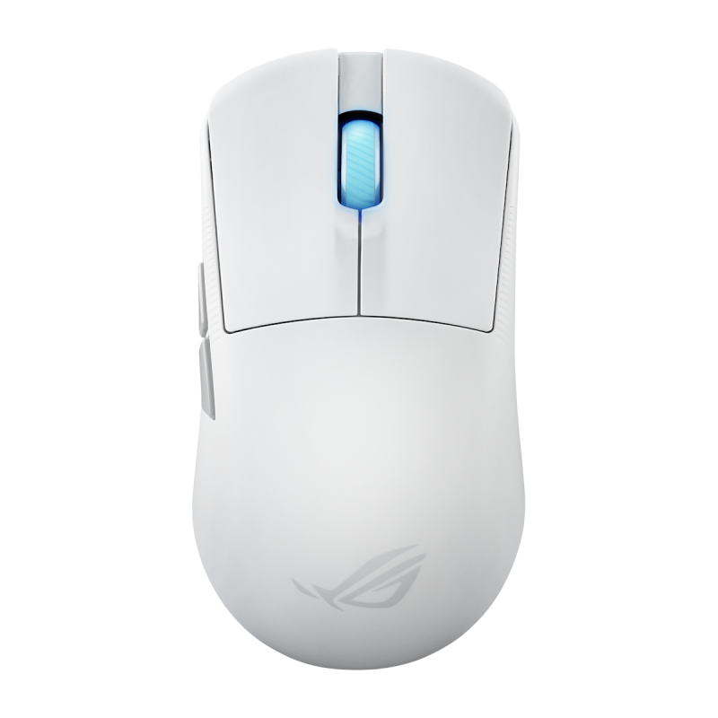 ASUS ROG Harpe Ace Mini White kabellose ESport Gaming Maus mit nur 49g Gewicht, ROG Micro-Switches, 8000Hz Polling Rate