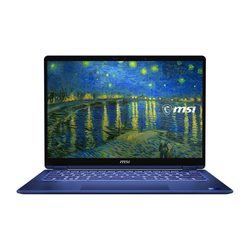 MSI Prestige 14 Flip AI+ Vincent van Gogh - Starry Night Rhône - 14" FHD+ OLED Display, Intel Core Ultra X9 378H, 32GB DDR5 RAM, 1TB SSD, Windows 11 H
