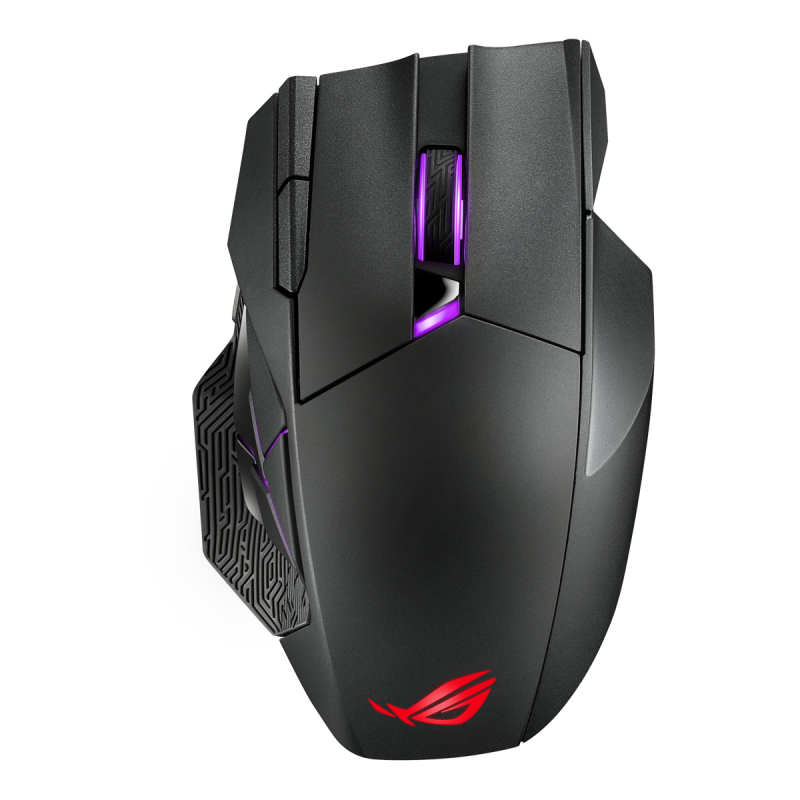 ASUS ROG Spatha X kabellose Gaming Maus - kabellose Gaming Maus mit 12 Tasten, 19.000 DPI, speziellem Design