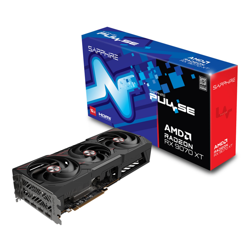 SAPPHIRE PULSE AMD RADEON RX 9070 XT GAMING Grafikkarte