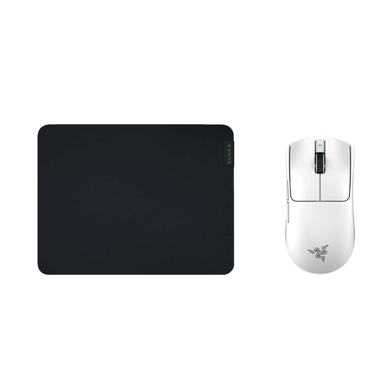 Razer Hero Bundle Viper V3 Pro + Gigantus V2 Medium bestehend aus der Viper V3 Pro Gaming Maus und dem Gigantus V2 Medium Mauspad, weiß