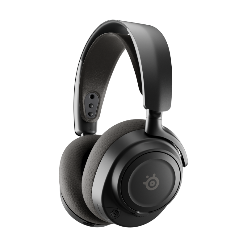 Steelseries Arctis Nova 7 Wireless Gen 2 Black Gaming Headset kabelloses Gaming Headset mit 50 Stunden Akkulaufzeit, Echtzeit-App-Steuerung, Bluetooth