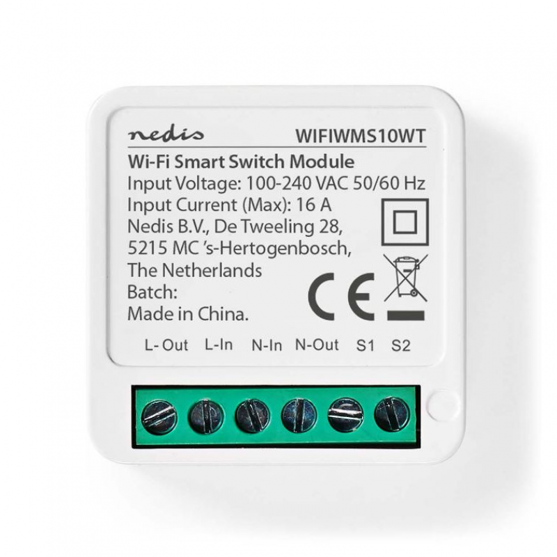 Nedis Power Switch | WLAN | 3680 W | Android/IOS