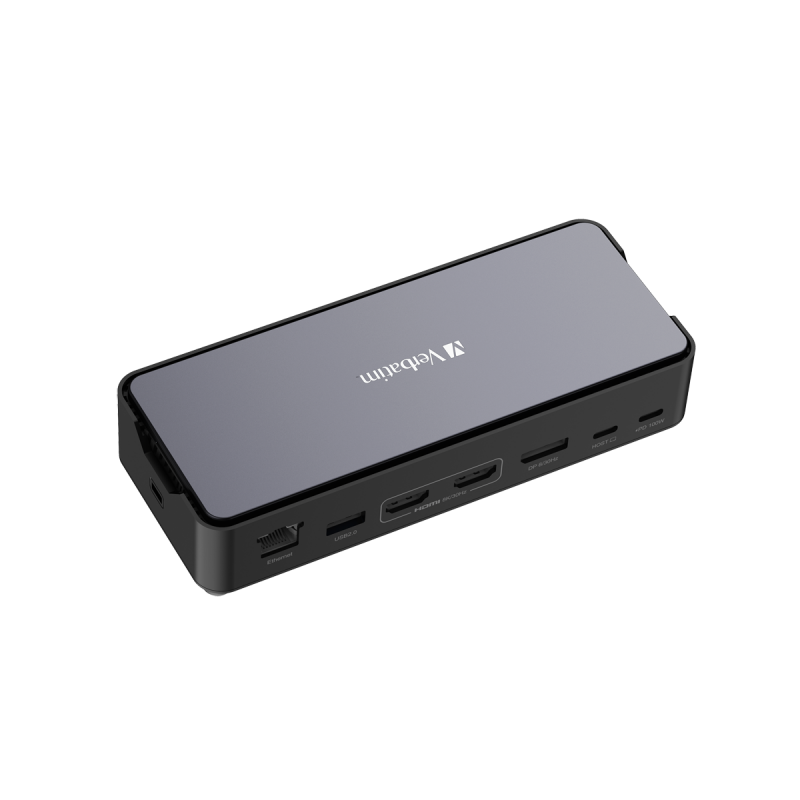 VERBATIM USB-C Pro Docking Station 15 Port mit SSD Slot CDS-15S