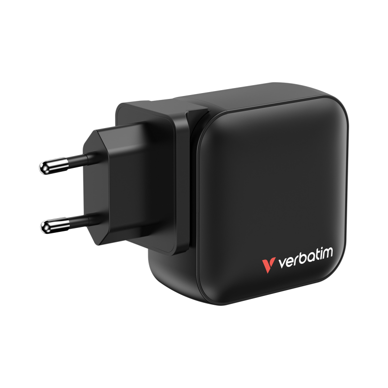 VERBATIM Mini GaN Netzladegerät 100W 4 Anschlüsse US/EU/UK ADP