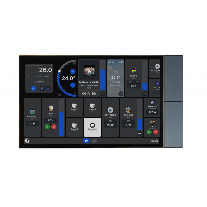 Shelly Wall Display XL Grau WLAN · Grau