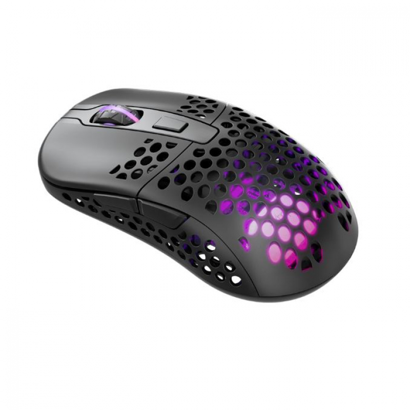 Cherry XTRFY M42 Gaming Maus - Optisch, Kabellos, 2.4 GHz Schwarz, Kabelloser Empfänger (USB)