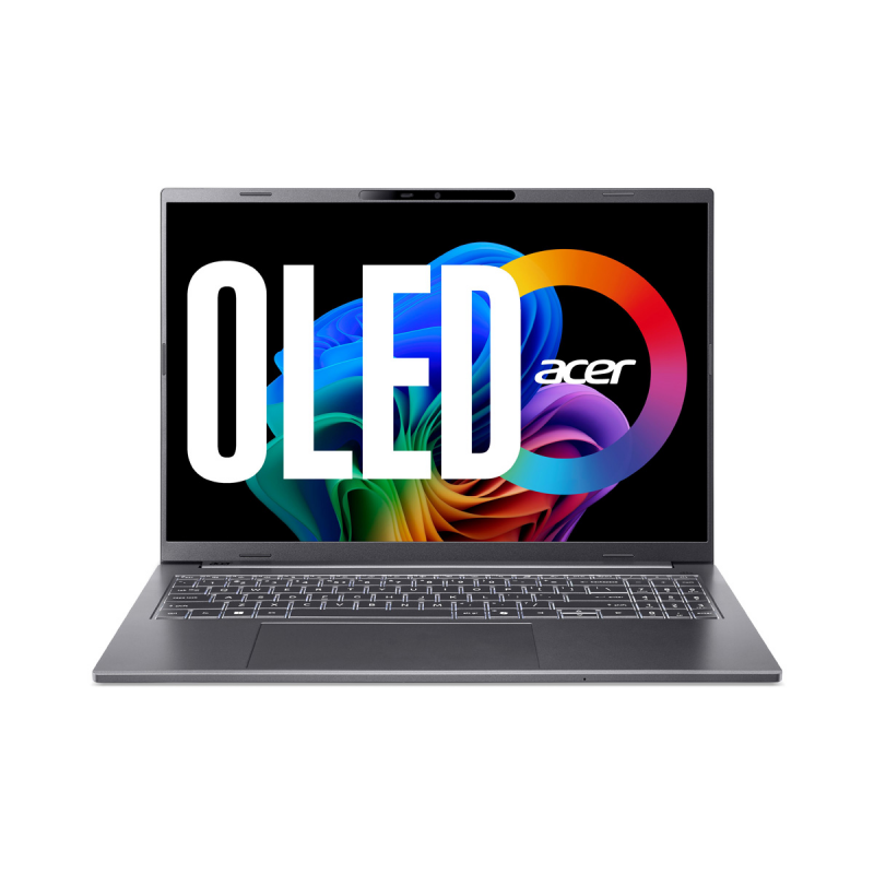 Acer Aspire 16 AI OLED (A16-61M-R0G4) - Int. (QWERTY) Keyboard 16,0" WUXGA, OLED, Ryzen AI R5-340 (50 TOPS), 16GB RAM, 512GB SSD, Windows 11