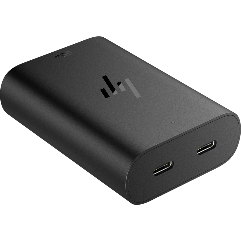 HP 65W GaN USB-C Duo AC Adapter