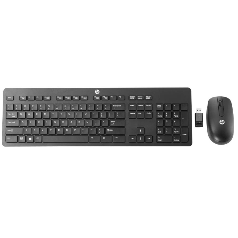 HP 230 Kabellose Maus und Tastatur-Kombination (Schwarz),DE