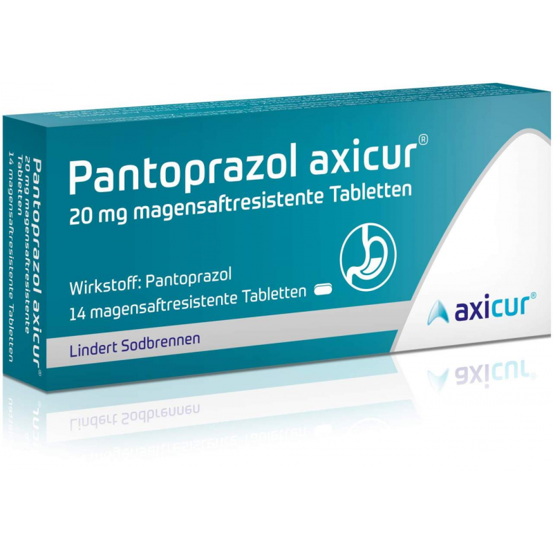 Pantoprazol axicur 20 mg 14 magensaftresistente Tabletten