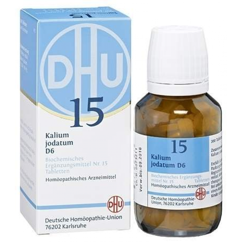 Biochemie DHU 15 Kalium jodatum D6 80 Tabletten
