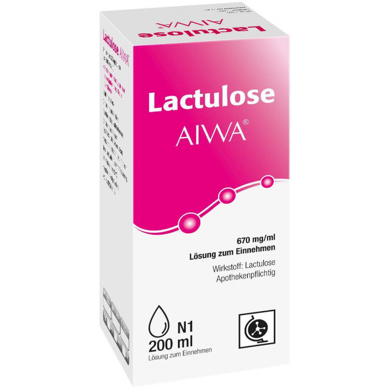 Lactulose Aiwa 670 mg Je ml Lösung zum Einnehmen 200 ml