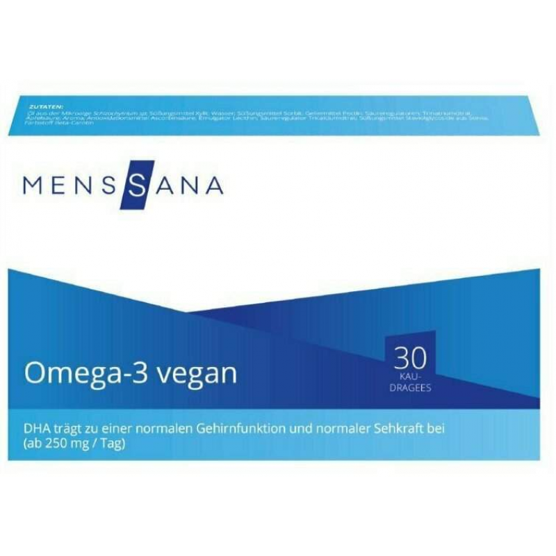 Omega-3 Vegan Kaudragees Menssana