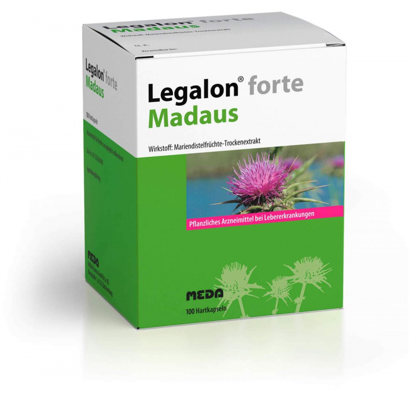 Legalon forte Madaus 100 Hartkapseln
