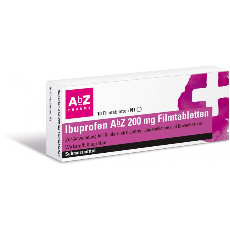 Ibuprofen Abz 200mg 10 Filmtabletten