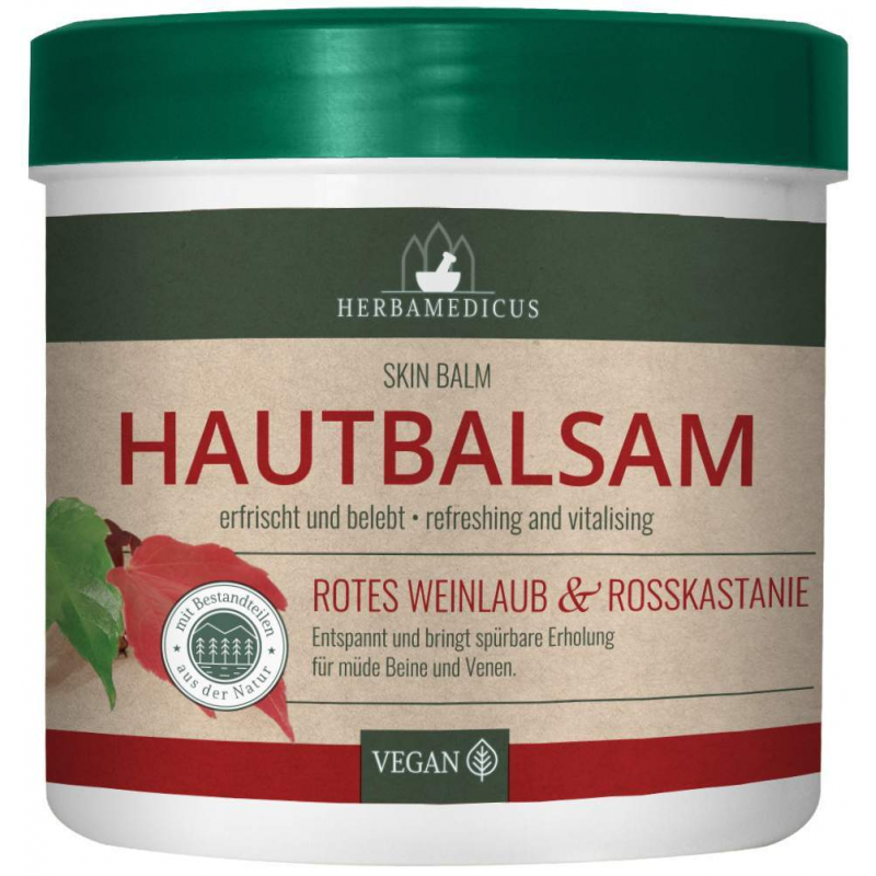 Hautbalsam rotes Weinlaub & Rosskastanien Gel 250 ml
