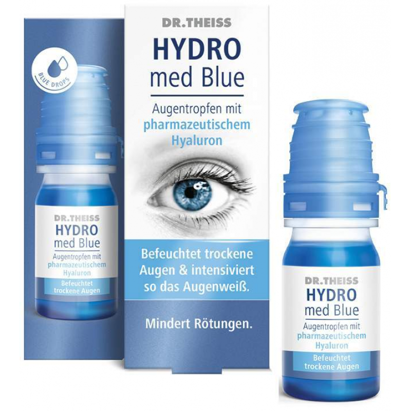 Dr. Theiss Hydro med Blue 10 ml Augentropfen