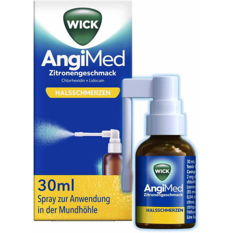 WICK AngiMed Zitronengeschmack 30 ml Spray