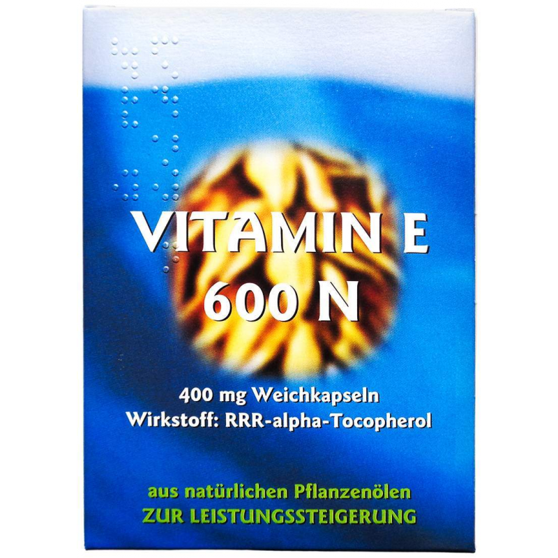 Vitamin E 600 N Weichkapseln 100 Stück