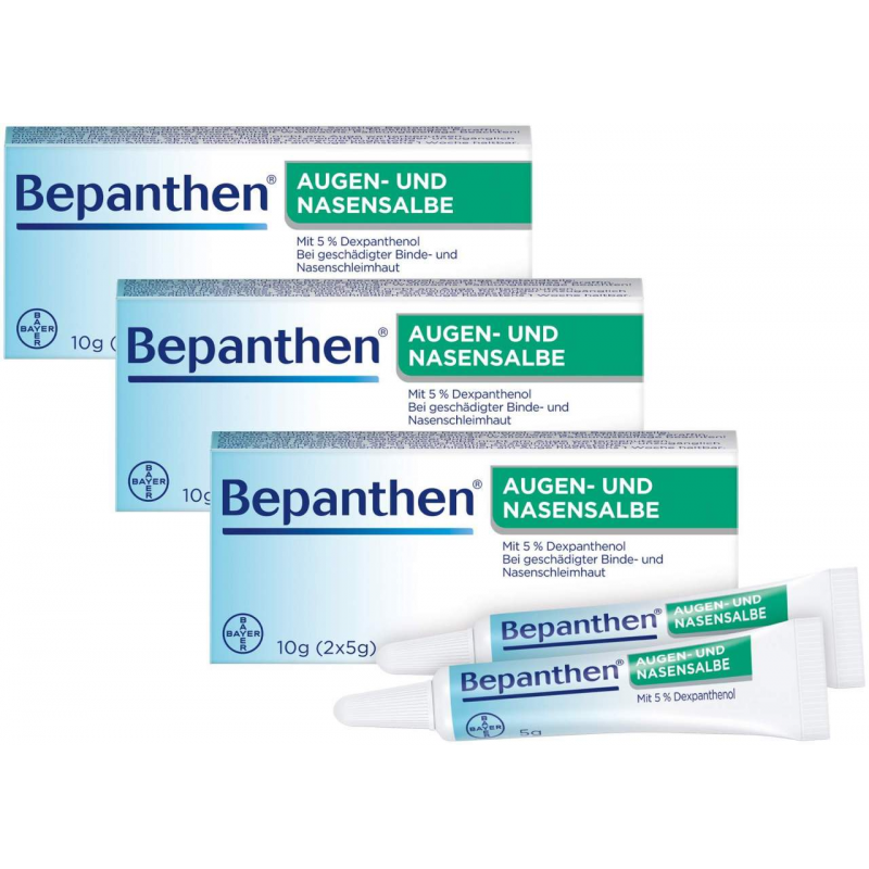 Bepanthen Augen- & Nasensalbe 3 x 10 g