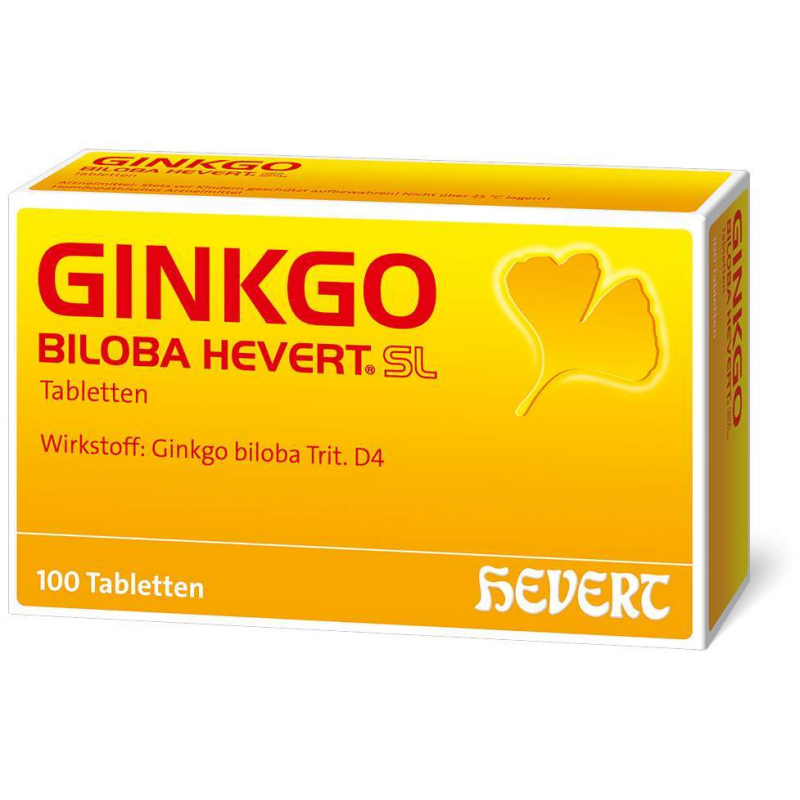 Ginkgo Biloba Hevert 100 Tabletten