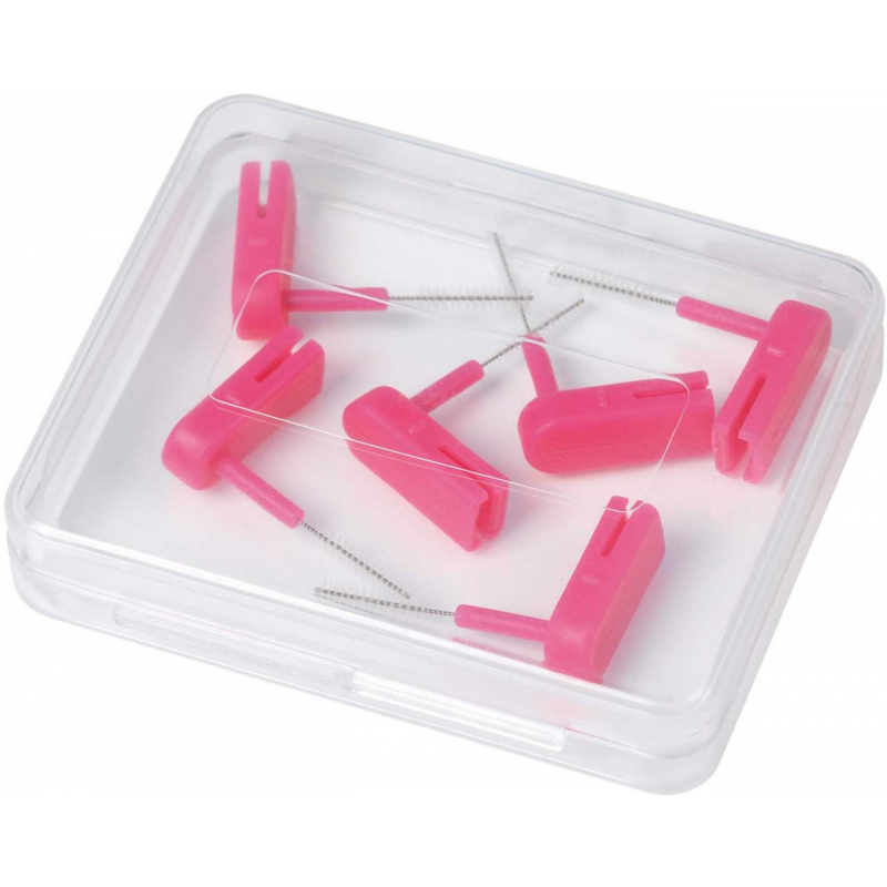 Wingbrush Ersatz Aufsätze XS pink 6er Set