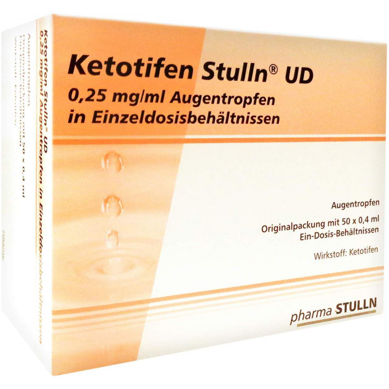 Ketotifen Stulln Ud Augentropfen 50 X 0,4 ml Einzeldosispipetten