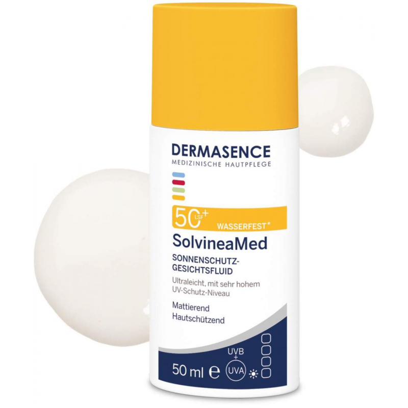 Dermasence SolvineaMed Sonnenschutz Gesichtsfluid LSF 50+ 50 ml