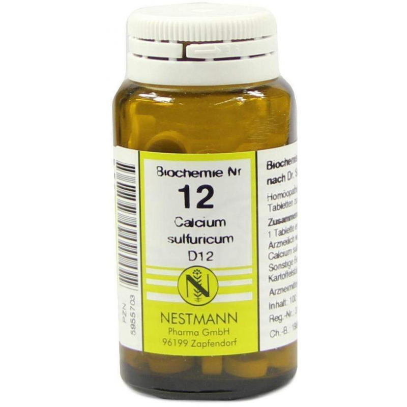 Biochemie 12 Calcium Sulfuricum D 12 100 Tabletten
