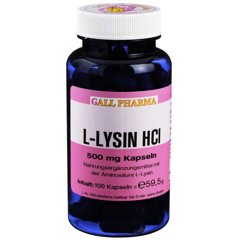 L-Lysin 500 mg 100 Kapseln