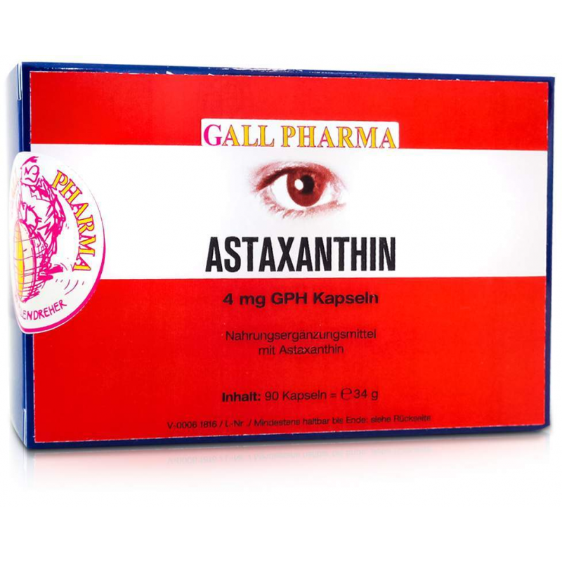 Astaxanthin 4mg 90 Kapseln Gph