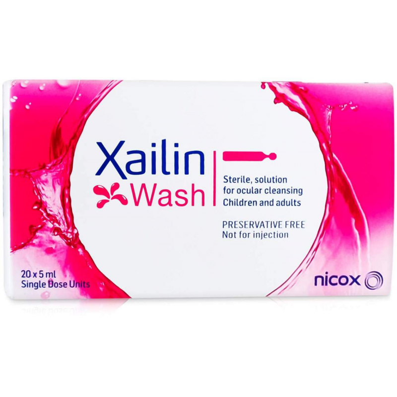 Xailin Wash Augenspüllösung in Einzeldosen