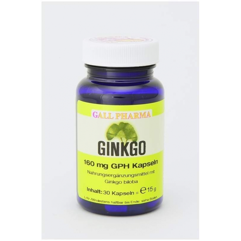 Ginkgo 160 mg Gph 30 Kapseln