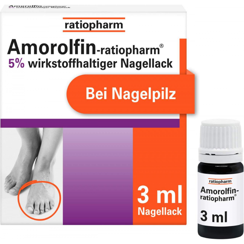 Amorolfin-ratiopharm 5% 3 ml Lösung