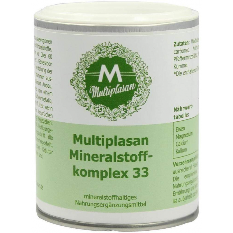 Multiplasan Mineralstoffkomplex 33 Tabletten
