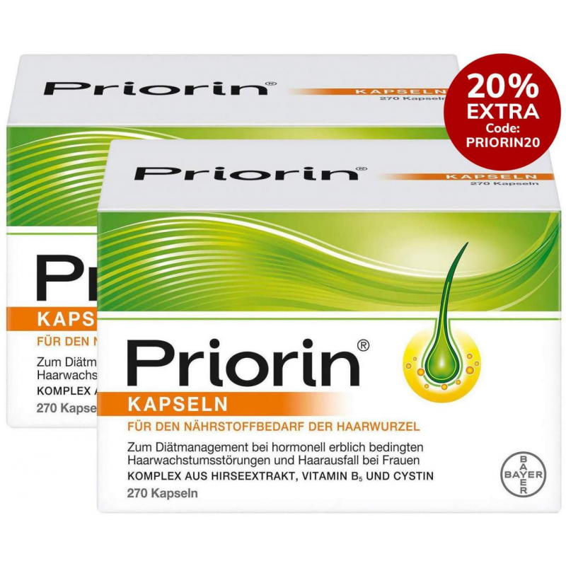 Priorin 2 x 270 Kapseln