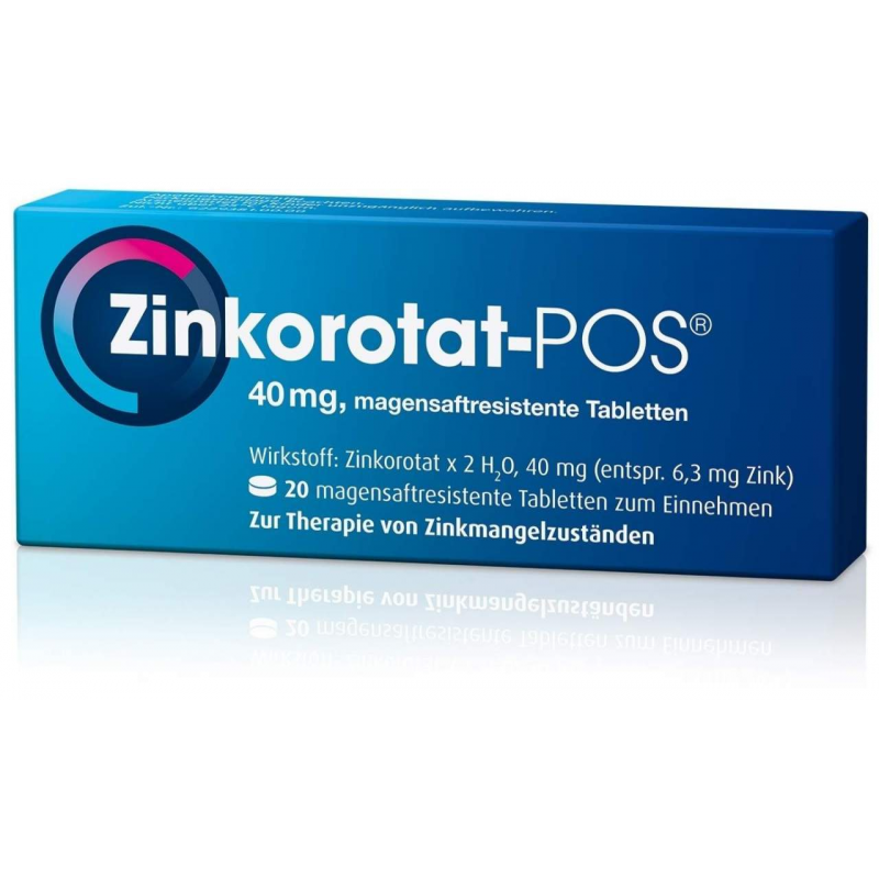 Zinkorotat Pos 20 Magensaftresistente Tabletten